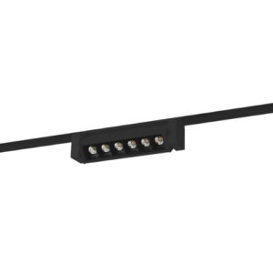 Bento 6 LEDS Adjustable 6.3W LED warm-white 3000K CRI 92 ON-OFF Black 756lm